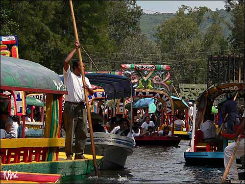 barque Xochimilco