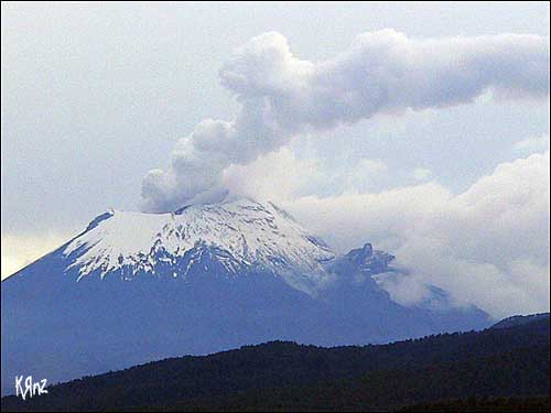 El Popocatépetl