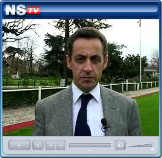 Nicolas Sarkozy TV nstv site officiel presidentielles 2007 xavier bertrand ministre sante sarkosy sarkosi sarkozi