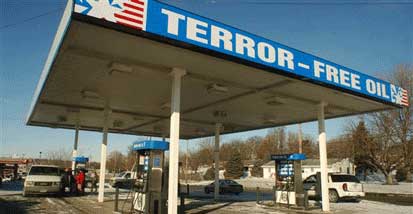 Terror Free Oil against hate islamist ben laden