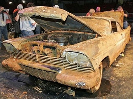 Plymouth Belvedere Sport Coupe Tusla Buried Car