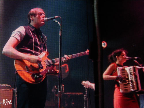 photo arcade fire live concert les eurockeennes de belfort 2007