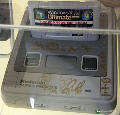 Super Nintendo SNES NES Windows Vista japon japonais