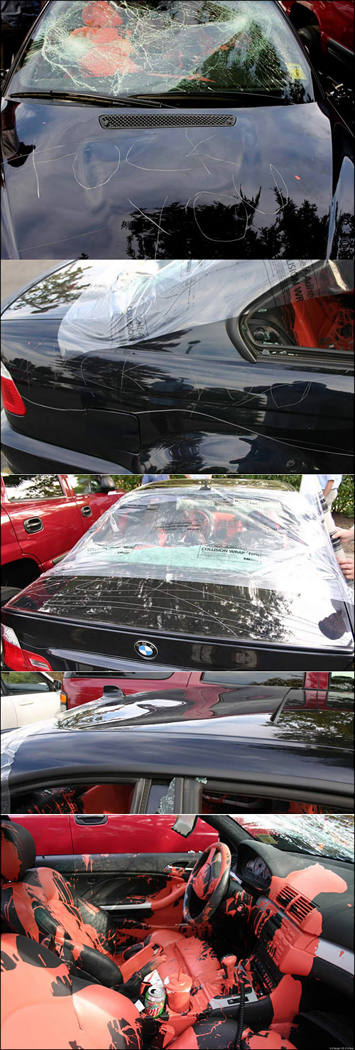 bmw m3 coupe cabriolet crashed smashed casser voiture
