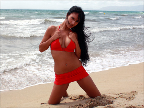 photo sexy webcam julia majorque mallorca plage beach