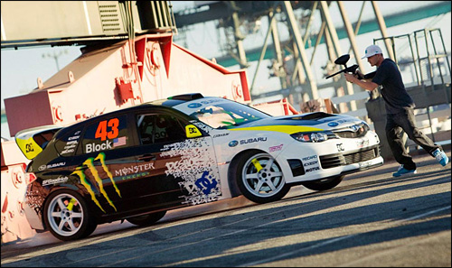 photo subaru impreza sti crawford ken block drift gymkhana