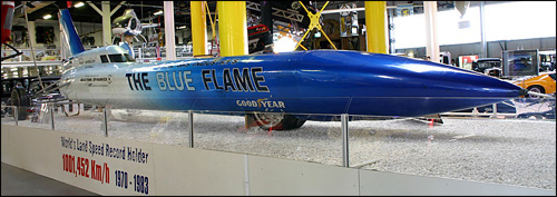 photo the blue flame record monde vitesse