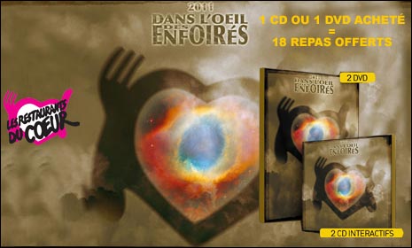 Les Enfoires 2011 CD DVD telechargement profit don donation Les Enfoires 2011 CD DVD telechargement profit don donation