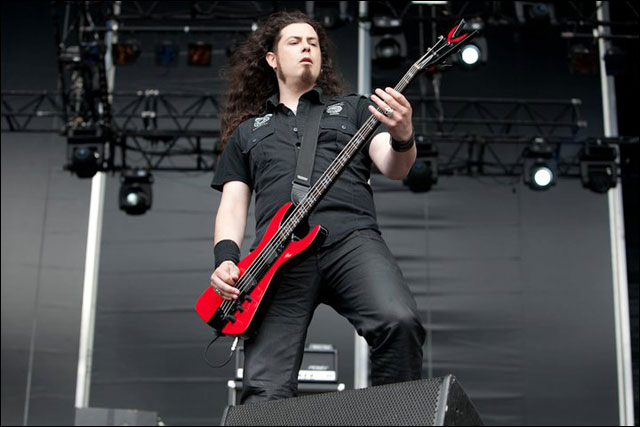 Alexandre Lenormand bassiste Loudblast concert Sonisphere Festival 2011 photo live Alexandre Lenormand bassiste Loudblast concert Sonisphere Festival 2011 photo live