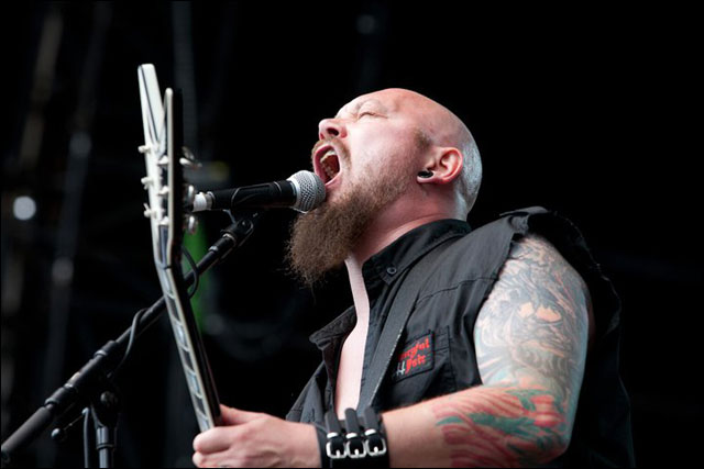 Stephane Buriez chanteur Loudblast concert Sonisphere Festival 2011 photo live Stephane Buriez chanteur Loudblast concert Sonisphere Festival 2011 photo live