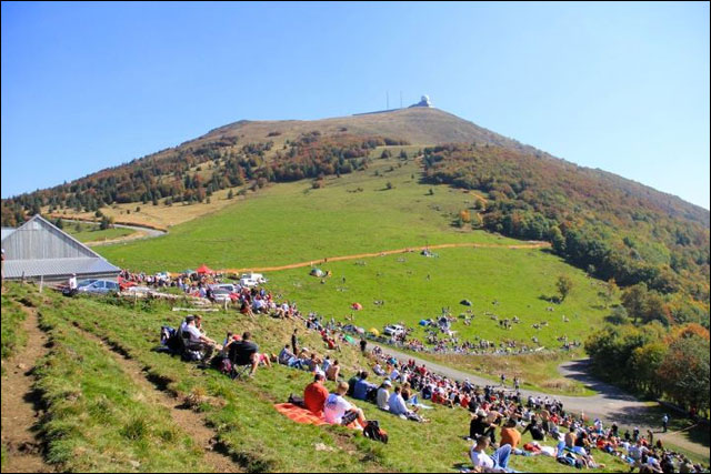 photo Rallye de France 2011 WRC route montagne Alsace vue Grand Ballon Vosges