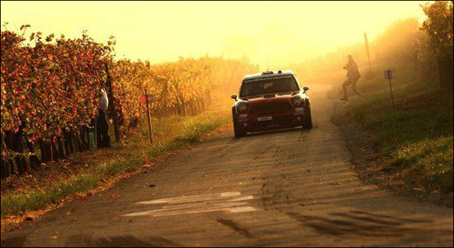 photo Rallye de France 2011 WRC route montagne Alsace Mini Countryman JCW WRC