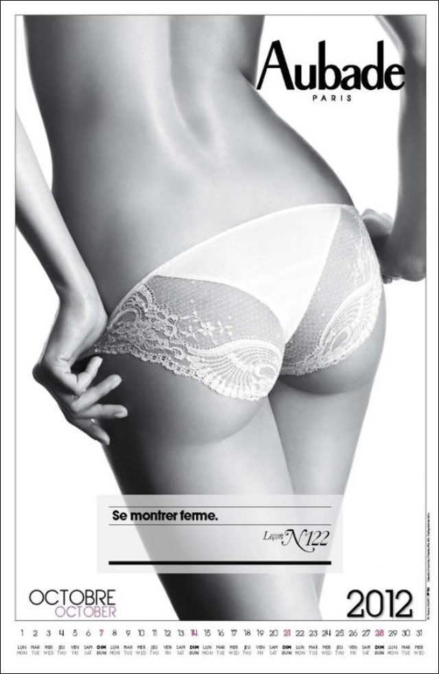 photo hd calendrier Aubade 2012 couverture lingerie fine soutien gorge sexy photo hd calendrier Aubade 2012 couverture lingerie fine soutien gorge sexy