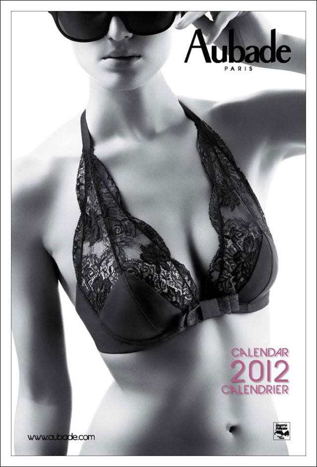 photo hd calendrier Aubade 2012 couverture lingerie fine soutien gorge sexy photo hd calendrier Aubade 2012 couverture lingerie fine soutien gorge sexy