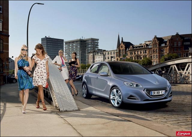 photo exclusive remplacante 308 Peugeot 301 face avant concept car