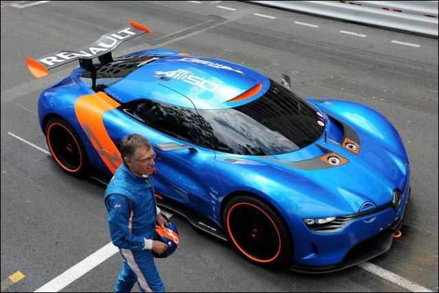prototype concept car Renault Alpine A110-50 2012 coupe GT circuit course prototype concept car Renault Alpine A110-50 2012 coupe GT circuit course