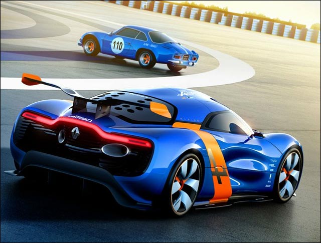 video photo Renault Sport Alpine A110-50 RS moteur Megane RS Trophy prototype concept car Renault Alpine A110-50 2012 coupe GT circuit course