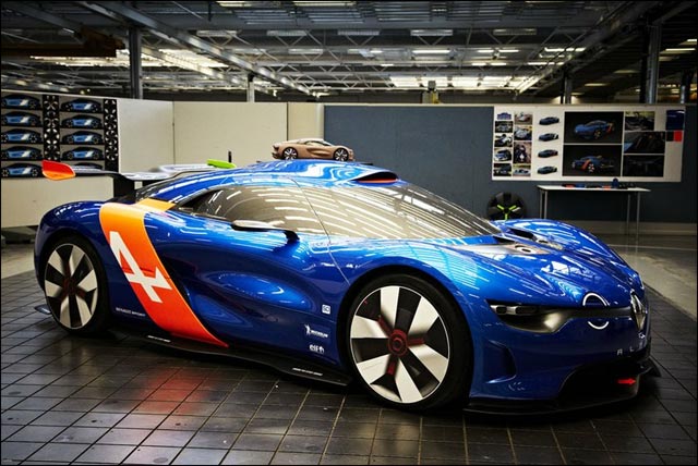 prototype concept car photo video hd nouvelle Renault Alpine A110 prototype concept car Renault Alpine A110-50 2012 coupe GT circuit course