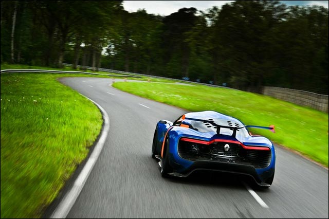 photo remplacante Renault Alpine A110 2012 2013 presentation prototype concept car Renault Alpine A110-50 2012 coupe GT circuit course