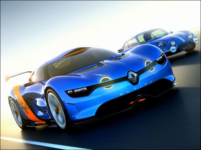 video photo Renault Sport Alpine A110-50 RS moteur Megane RS Trophy prototype concept car Renault Alpine A110-50 2012 coupe GT circuit course