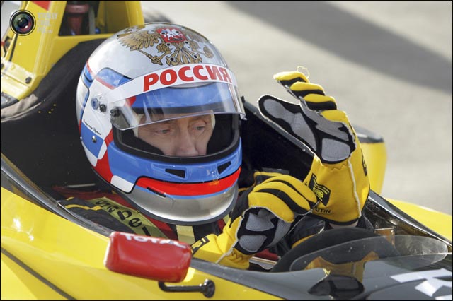 photo Vladimir Poutine pilote de Formule 1 F1 team Renault Sport