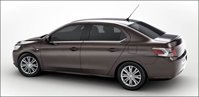 presentation photo nouvelle Peugeot 301 sedan tricorps coffre sortie 2013