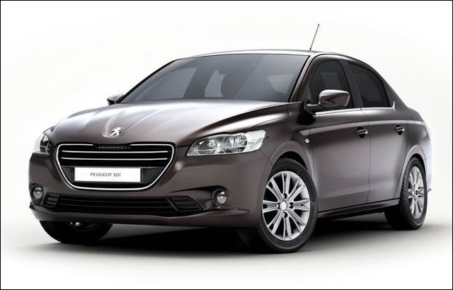 presentation photo nouvelle Peugeot 301 sedan tricorps coffre sortie 2013