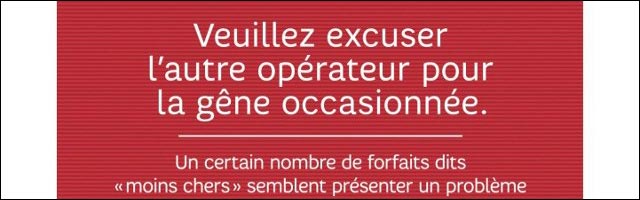 publicite SFR contre Free Mobile et Orange