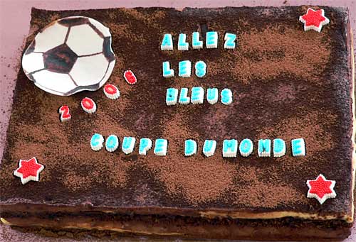 gateau coupe du monde football 2006