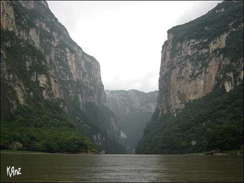 falaises chiapas canyon du sumidero