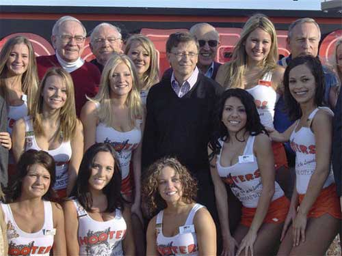 microsoft bill gates vista hooters filles nues