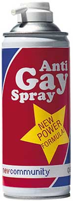 spray anti gay xenophobe homophobe homofobe les gays ca craint pd pede