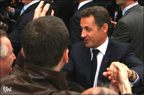 Nicolas Sarkozy visite Mulhouse Faculte Fonderie inauguration President Republique