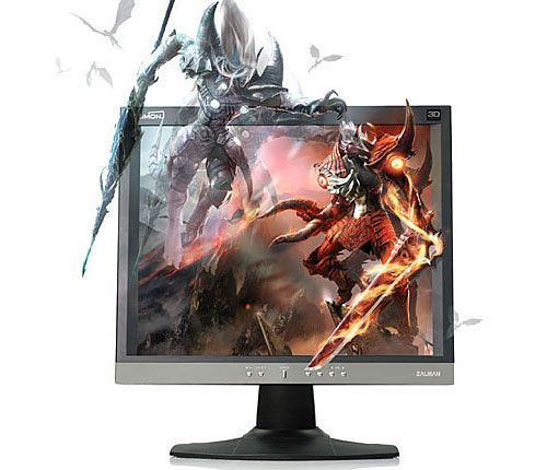 ecran 3D moniteur LCD Zalman ZM-M190 ZM-M220W 3d