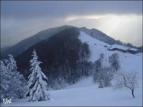 photos lac de kruth krut neige montagne vosges