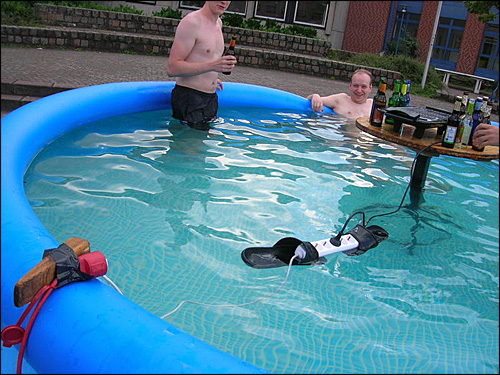 barbecue piscine spring break cancun mexique