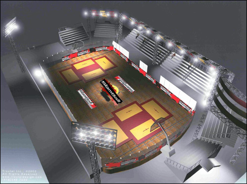 slamball court terrain basketball photos