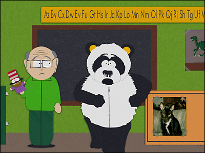 photo image panda du harcelement sexuel south park Sexual Harassment Panda picture
