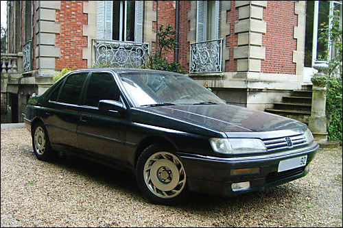 photo voiture peugeot 605 blindee jean marie le pen fn