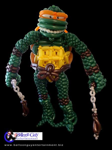 homme ballon balloon guy tortue ninja turtle photo