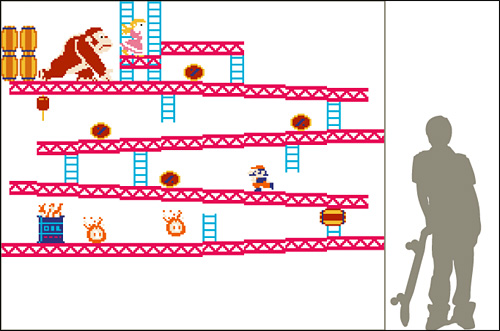 photo tapisserie nintendo super mario bros