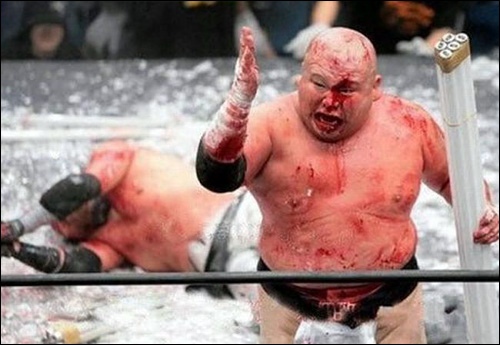 photo catcheurs catch japon combat mortel mort deathmatch wrestling dead end