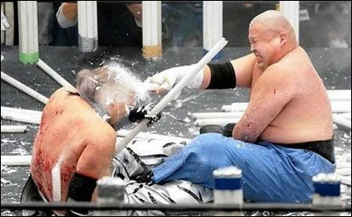 photo catcheurs catch japon combat mortel mort deathmatch wrestling dead end