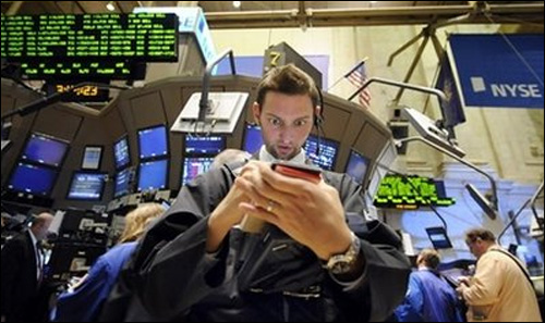 photo crise bourse wall street