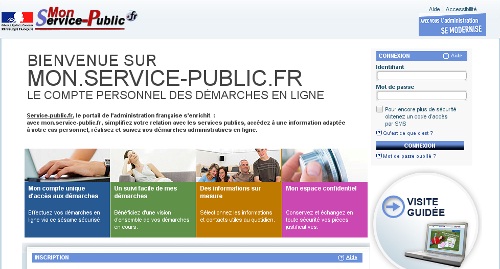 capture ecran mon service public