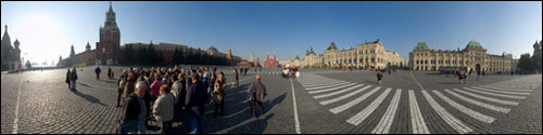 moscou place rouge kremlin kazan cathedrale saint basile photo