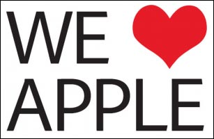 we love apple