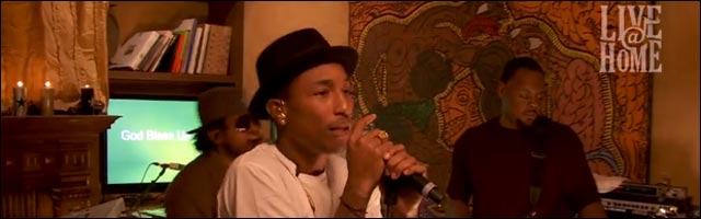 NERD Live at Home video hd concert Pharrell Williams