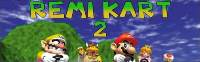 Mario Kart Remi Gaillard video fun police bananes champignon Mario Kart Remi Gaillard video fun police bananes champignon