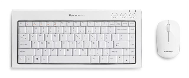 photo test Lenovo IdeaCenter A310 tout-en-un ordinateur clavier souris